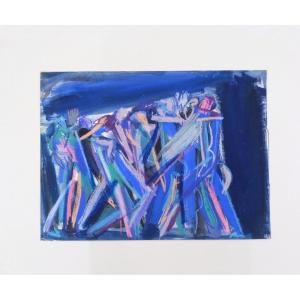 Mixed Media On Paper By Alain Michel Boucher (1944-2020)