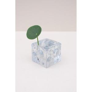 Soliflore By Josef Schott For Smalandshyttan In Molded Glass, Sweden 1970  