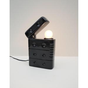 Ceramic “briquet” Lamp By Jc Peiré, 1970  