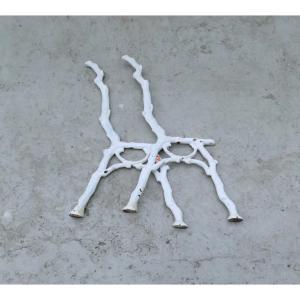 Pair Of Art Nouveau Cast Iron Bench Legs, France 1920