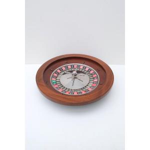 Ja Jost Paris Casino Roulette Wheel In Wood And Metal, France 1950  