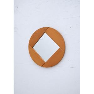 Solid Elm Mirror, 1980 