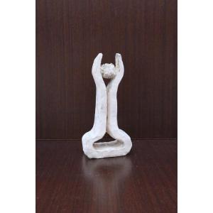 Prototype Terracotta Sculpture By Hugo Verheyen, 1970  