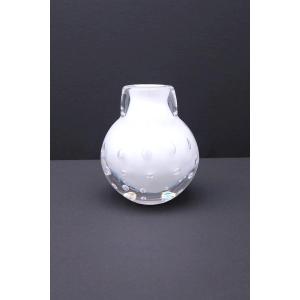 Bubble Blown Glass Vase   