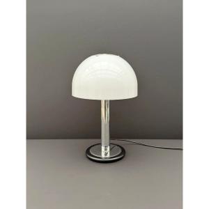 Chrome Mushroom Lamp, 1970  