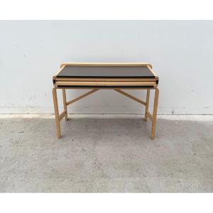 Solid Wood And Formica Desk Made By A Cabinetmaker 