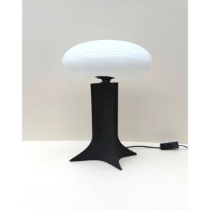 "mikos" Lamp By Diego Chilo For Sirrah In Plastic And Opaline Glass, 1992  