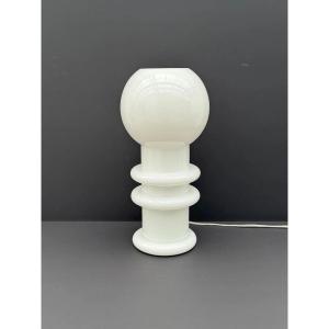 Aiko Lamp, Murano Glass In Opaline, Italy 1970  