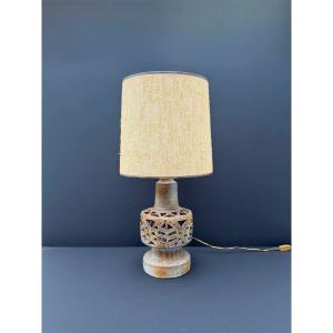 Lamp By Agnès Escala In Ceramic, France 1970  