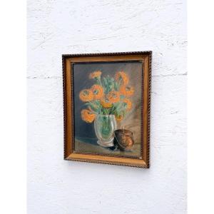 Pastel On Paper By J. Uslova