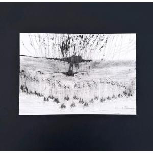 Mixed Media On Paper By Joan Granados I Llimona, 1992