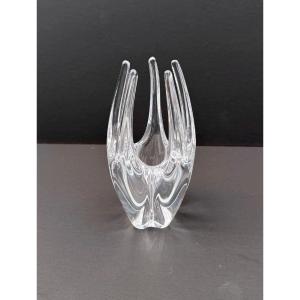 Crystal Vase From Sevres, France 1950