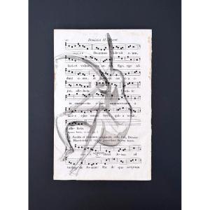 Painting Ink On Paper By Eric Valat