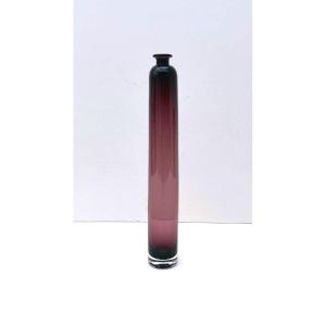 Blown Glass Vase By Marisa And Alain Begou, France 1986