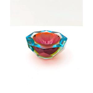 Sommerso - Murano Blown Glass Pocket Organizer, Italy 1960