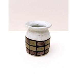 Ceramic Vase Signed, France 1960