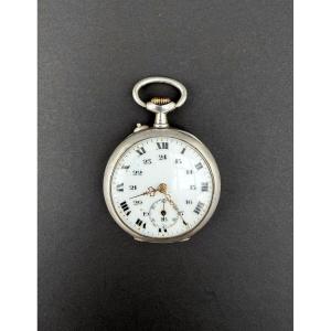 Solid Silver Pocket Watch, Circa 1900
