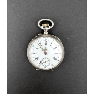 Solid Silver Pocket Watch, Circa 1900