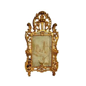 19th Century Régence Giltwood Mantel Mirror