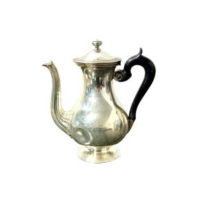 19th Century French Silver-plated Coffee Pot