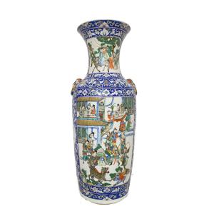 Large Baluster Vase, Chinese Porcelain Qing Dynasty