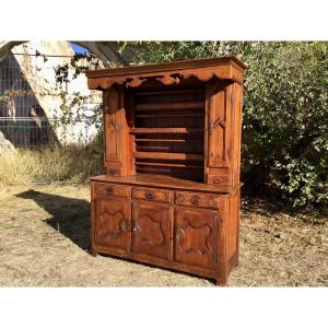 Louis XIV Dresser Buffet In Cherry 18th Century.
