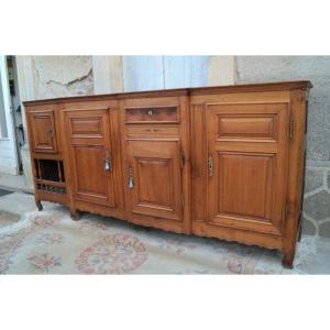 Row Buffet, Louis XV Style Drainer In Cherry, Nineteenth Time