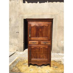 Vendeen Louis XV Cabinet In 18th Century Cherry