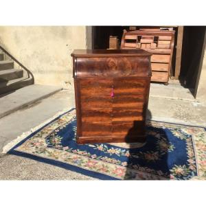 19th Century Mahogany Toilet Commode