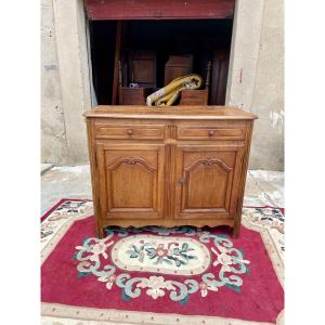 Louis Buffet, 15 In Vintage Blond Oak, 18th Century 