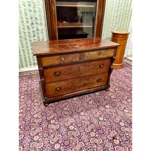 19th Century English Mahogany Chest Of Drawers.
