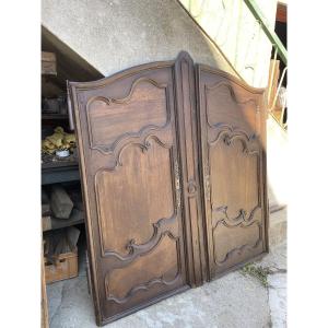 Pair Of Louis XV Oak Doors From The 18th Century