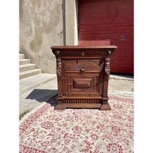 Louis III Jam Maker In Oak From The 19th Century.