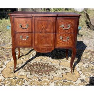 Chest Of Drawers, Louis XV, Louis XVI Transition, 19th Century 
