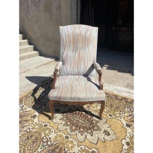 Regency Walnut Armchair, 18th Century 