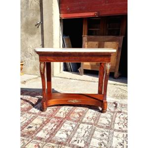 19th Century Mahogany Restoration Console