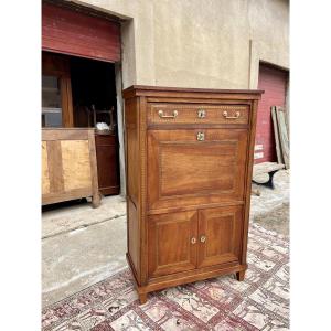 Louis XVI Walnut Secretary, 18th Century 