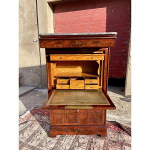 Louis Philippe Mahogany Secretary, 19th Century 