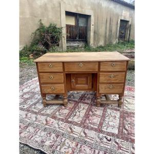Louis XIV Style Oak Drawer Unit Desk From The 18th Century