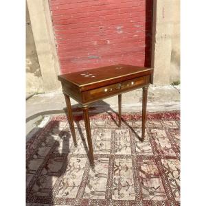 Games Table, Dressing Table, Small Desk, Louis XVI Period, 19th Century 