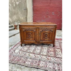 18th-century Provençal Regency Style Walnut Sideboard 
