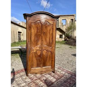 Louis XV Style Walnut Bonnetière, 18th Century