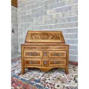 Louis XV Period Curved Writing Desk, 18th Century