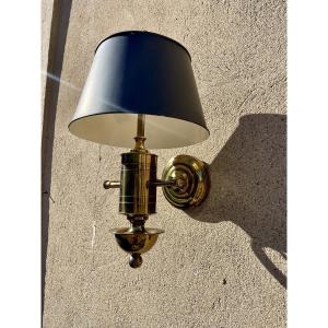 Empire Style Wall Light In Brass From The 1950s
