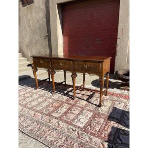 Mahogany Console, 19th Century Restoration