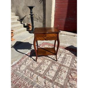 Louis XV Mahogany Worker, 19th Century