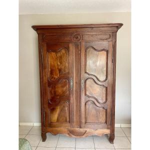 Louis XV Period Walnut Armoire