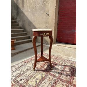 Empire Period Mahogany Sellette, 19th Century