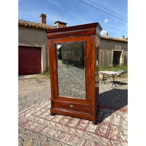 Mahogany Mirror Cabinet, Period, 19th Century Restoration