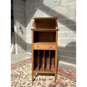 Louis XVI Mahogany Magazine Rack, 19th Century.